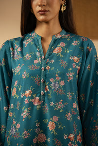 PRINTED POLY CAMBRIC STITCHED 3 PIECE SUIT
