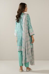 PRINTED LAWN STITCHED 3 PIECE SUIT