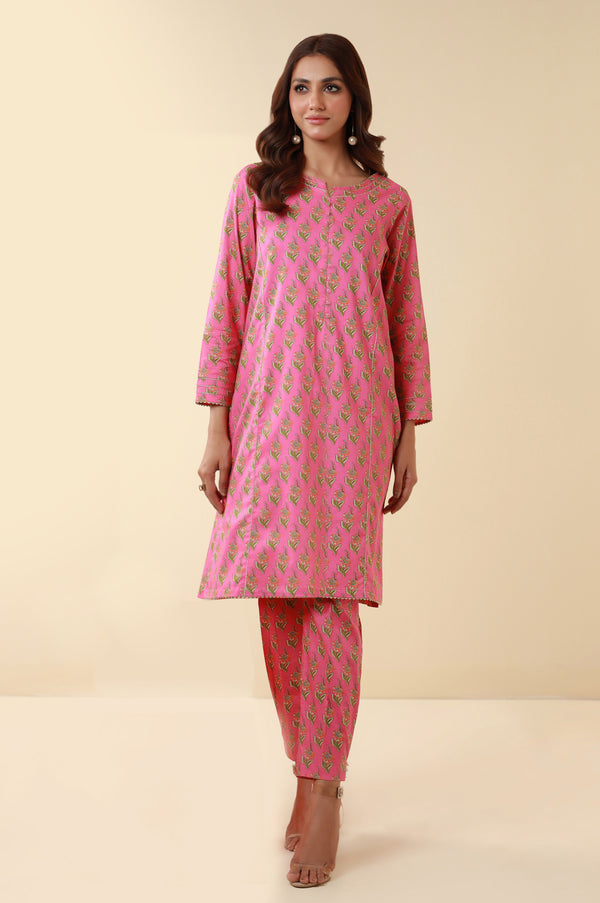 Unstitched 2 Piece Printed Lawn Suit