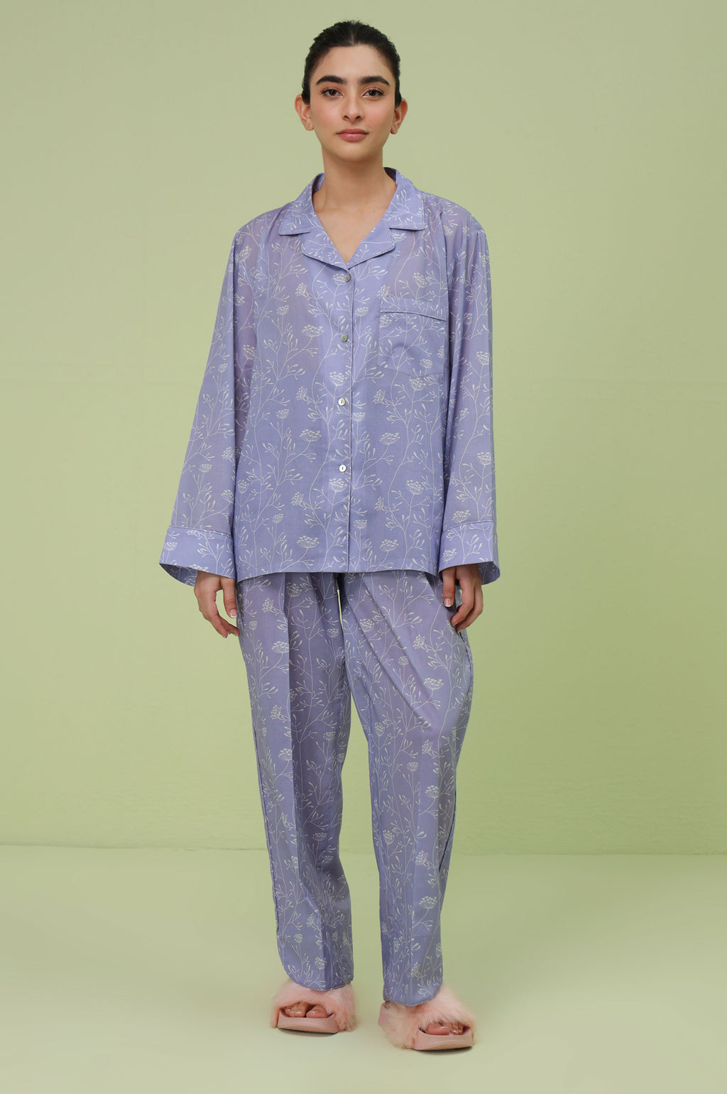 2 Piece PJ Set - Purple