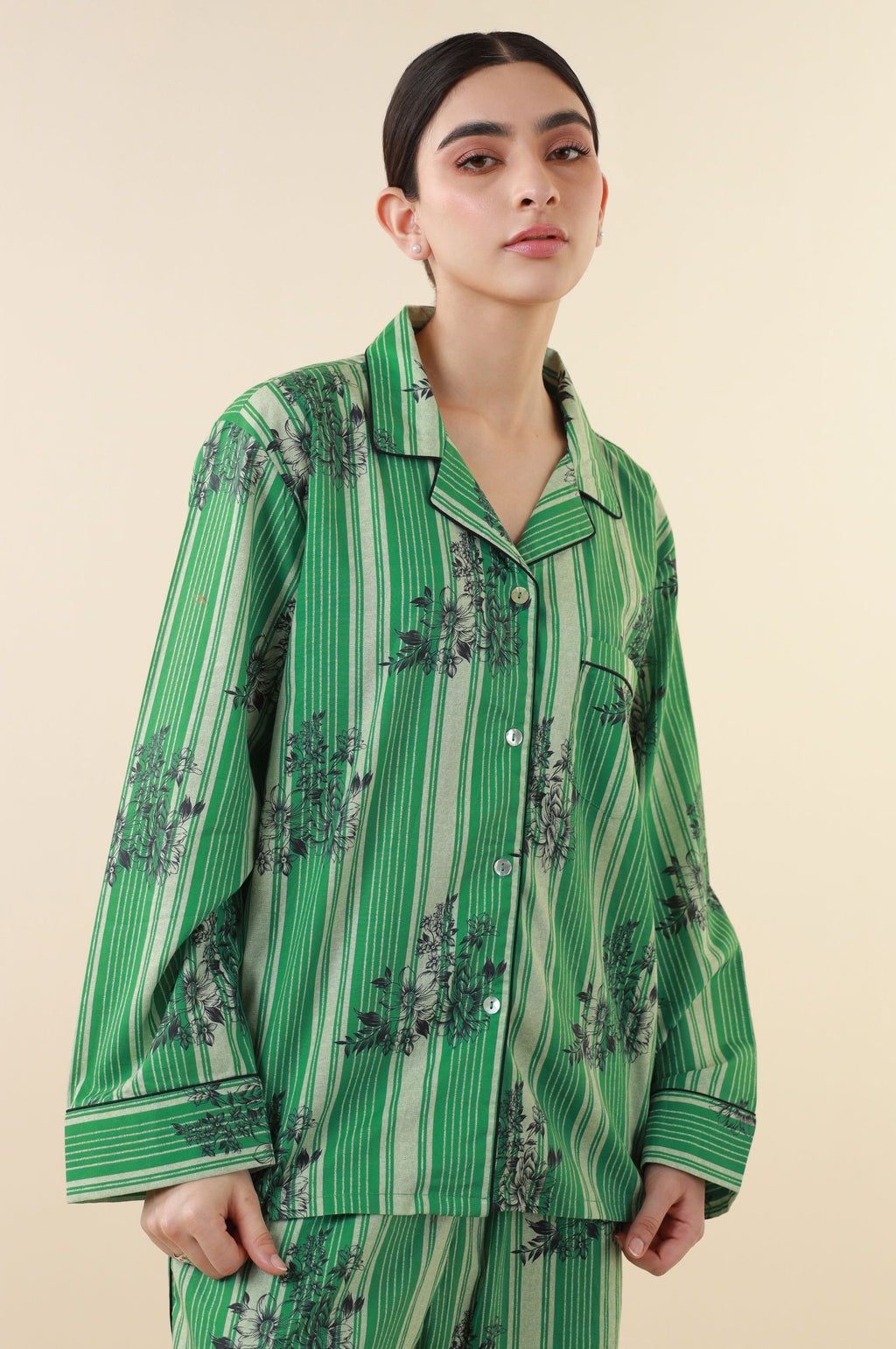 2 Piece PJ Set - Green