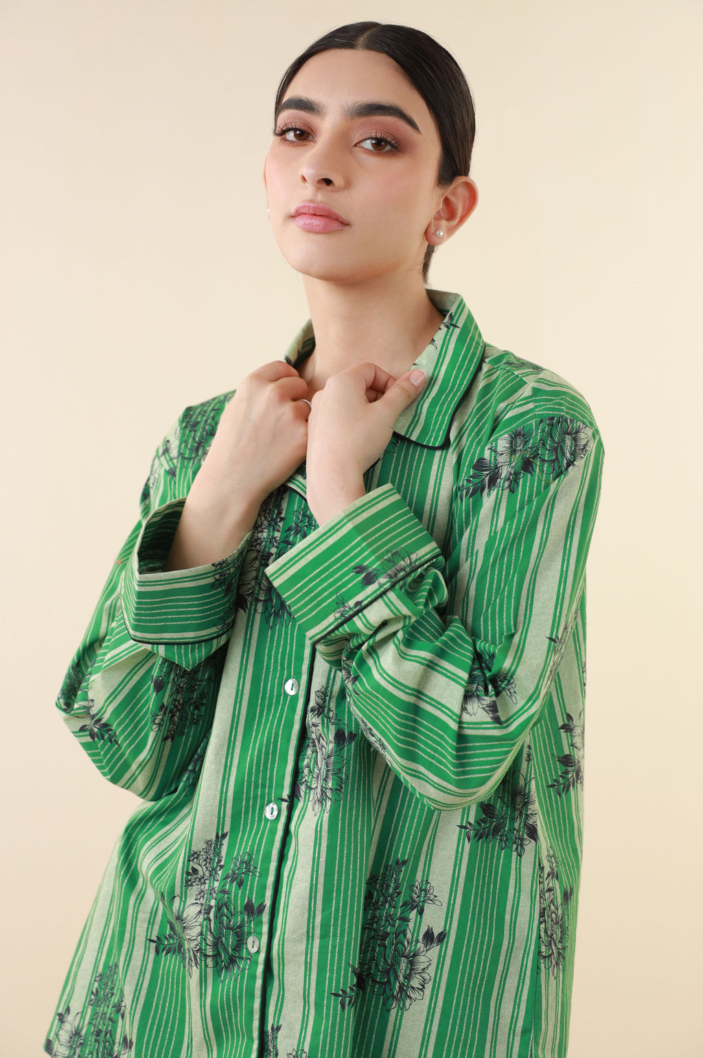 2 Piece PJ Set - Green