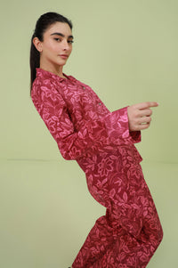 2 Piece PJ Set - Raspberry Red