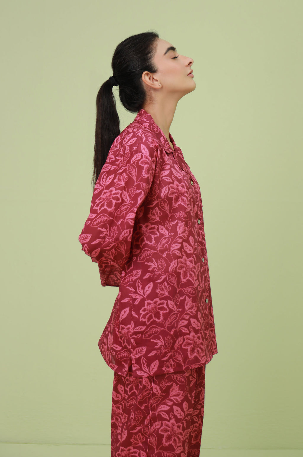 2 Piece PJ Set - Raspberry Red