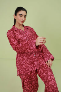 2 Piece PJ Set - Raspberry Red