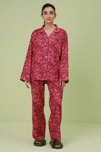 2 Piece PJ Set - Raspberry Red