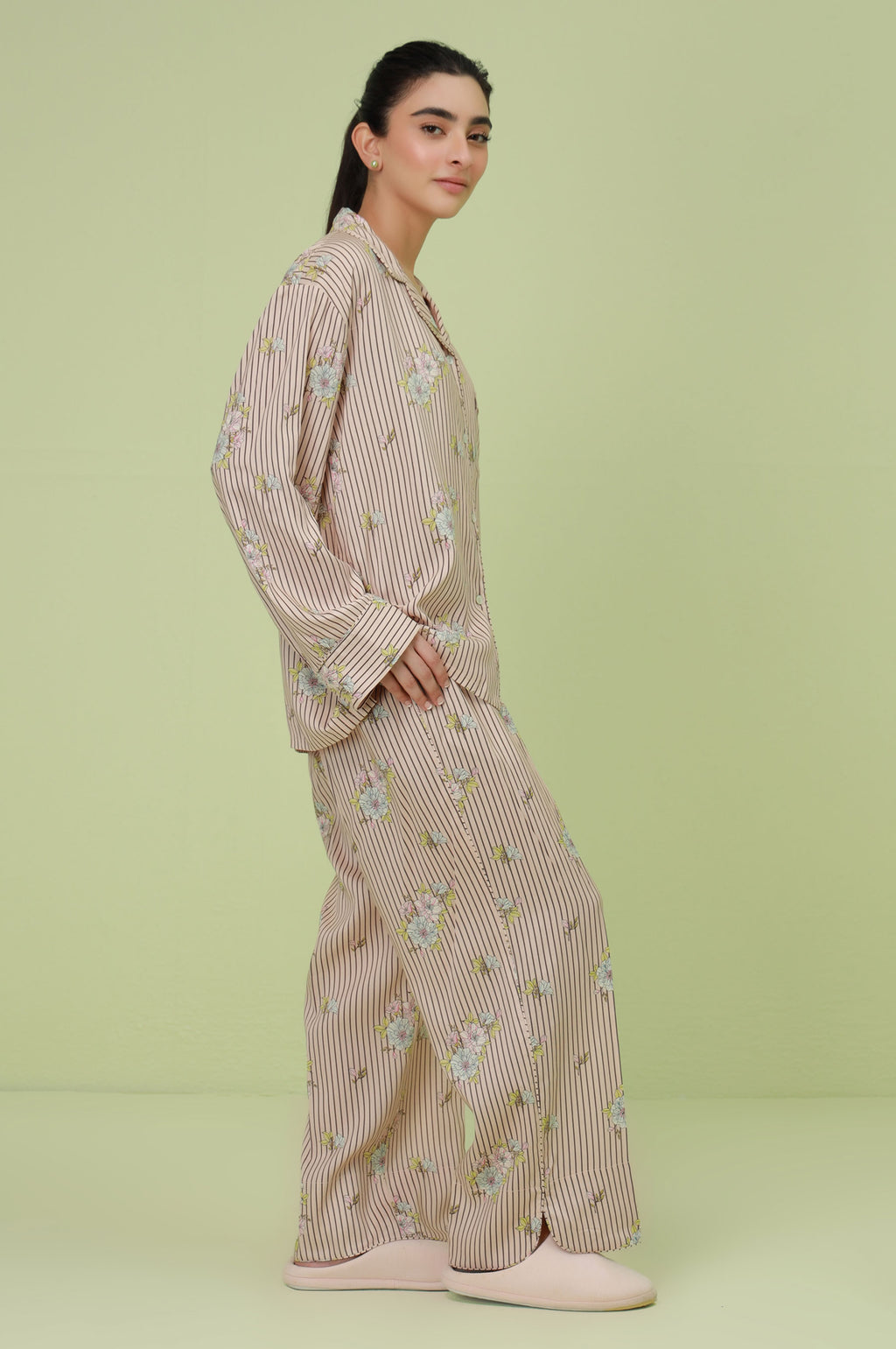 2 Piece PJ Set - Brown