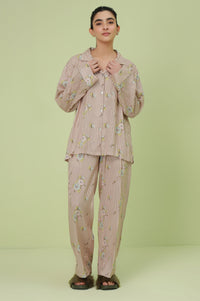 2 Piece PJ Set - Brown