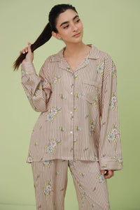 2 Piece PJ Set - Brown