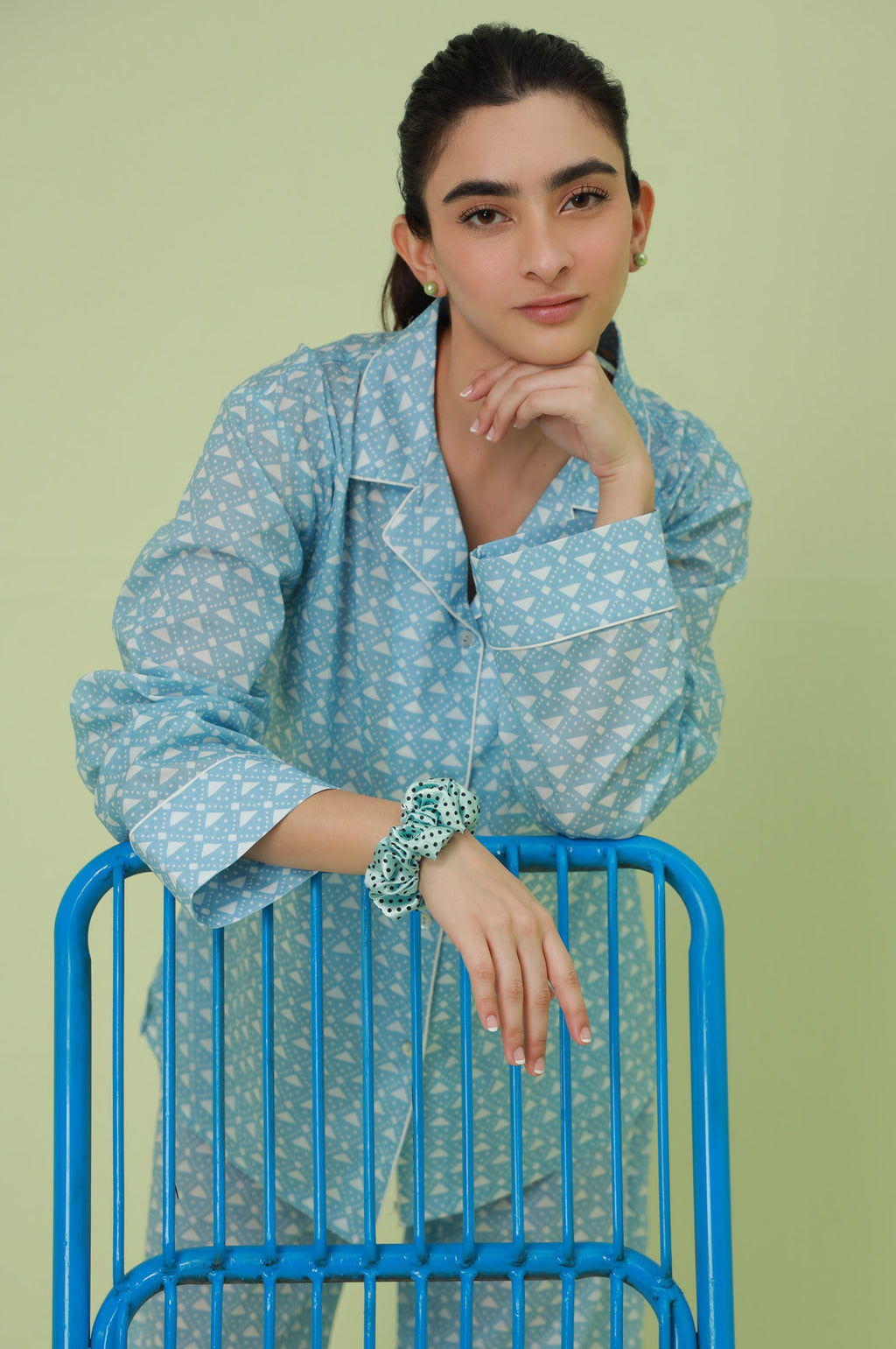 2 Piece PJ Set - Sky Blue