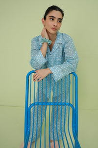 2 Piece PJ Set - Sky Blue