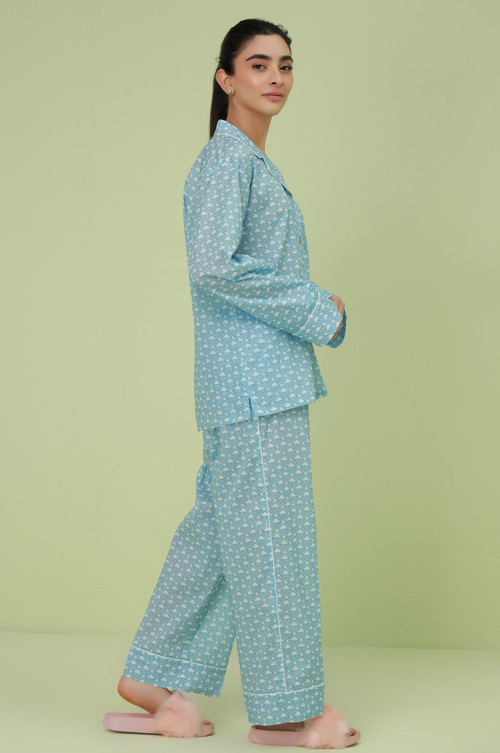 2 Piece PJ Set - Sky Blue