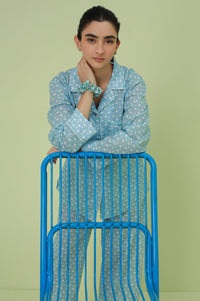 2 Piece PJ Set - Sky Blue