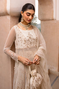 Unstitched 3 Piece Embroidered Net Suit