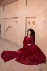 3 Piece Embroidered Chiffon Suit
