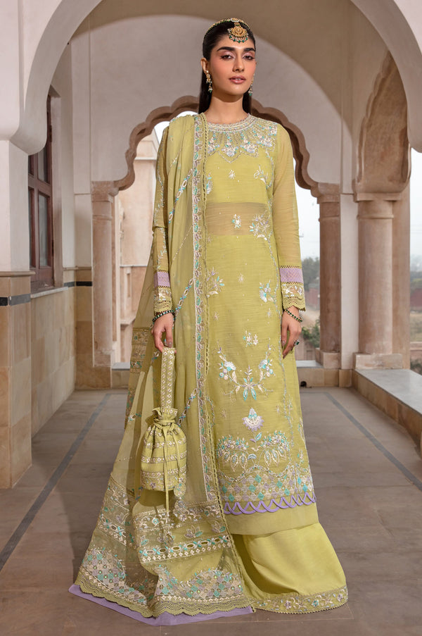 3 Piece Embroidered Monar Suit