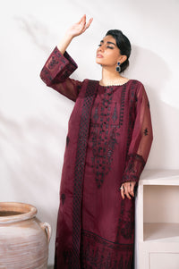 Unstitched 3 Piece Embroidered Semi Formal Suit