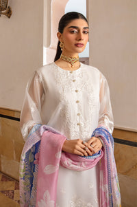 Unstitched 3 Piece Embroidered Organza Suit