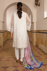Unstitched 3 Piece Embroidered Organza Suit