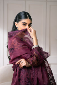 Unstitched 3 Piece Embroidered Semi Formal Suit