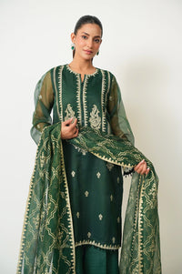 UNSTITCHED EMBROIDERED SUIT