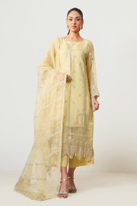 UNSTITCHED EMBROIDERED SUIT