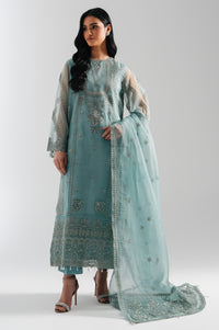 UNSTITCHED EMBROIDERED SUIT