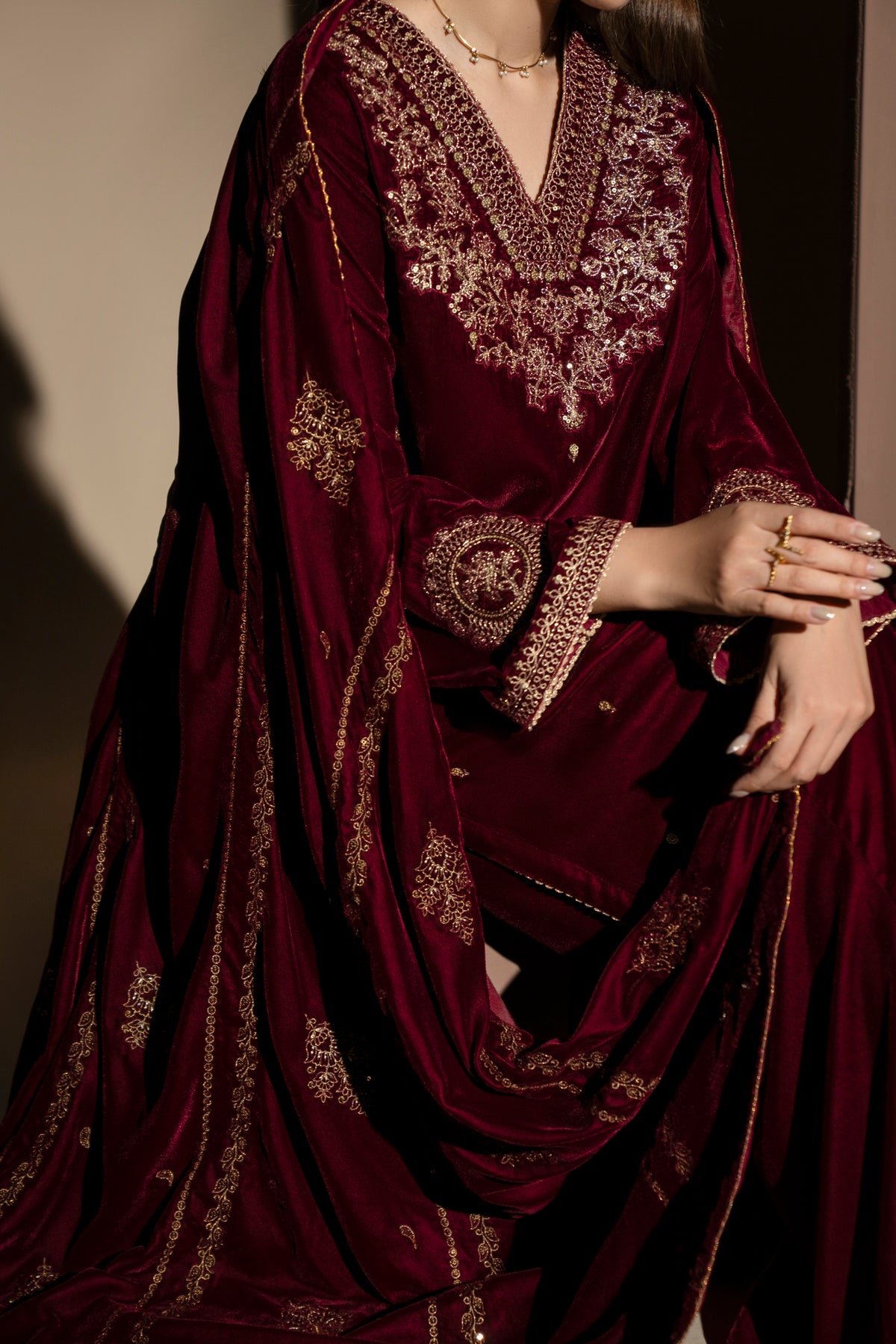 Velvet Shawl