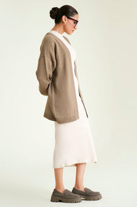 Cardigan Style Sweater Mid Length