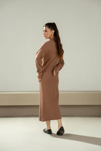 STYLIZED SWEATER DRESS