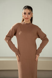 STYLIZED SWEATER DRESS