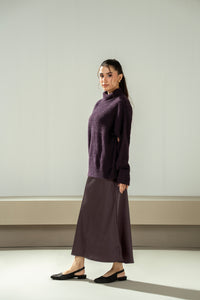 STYLIZED TURTLE NECK PULLOVER