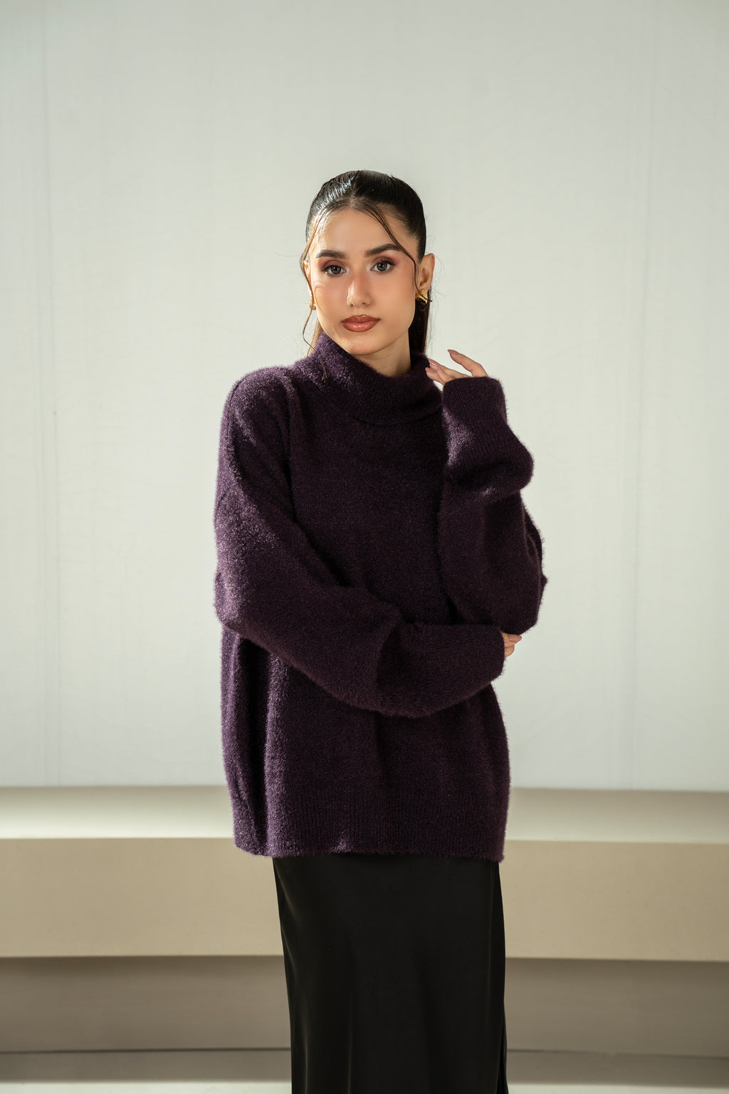 STYLIZED HIGH NECK