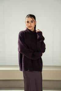 STYLIZED TURTLE NECK PULLOVER