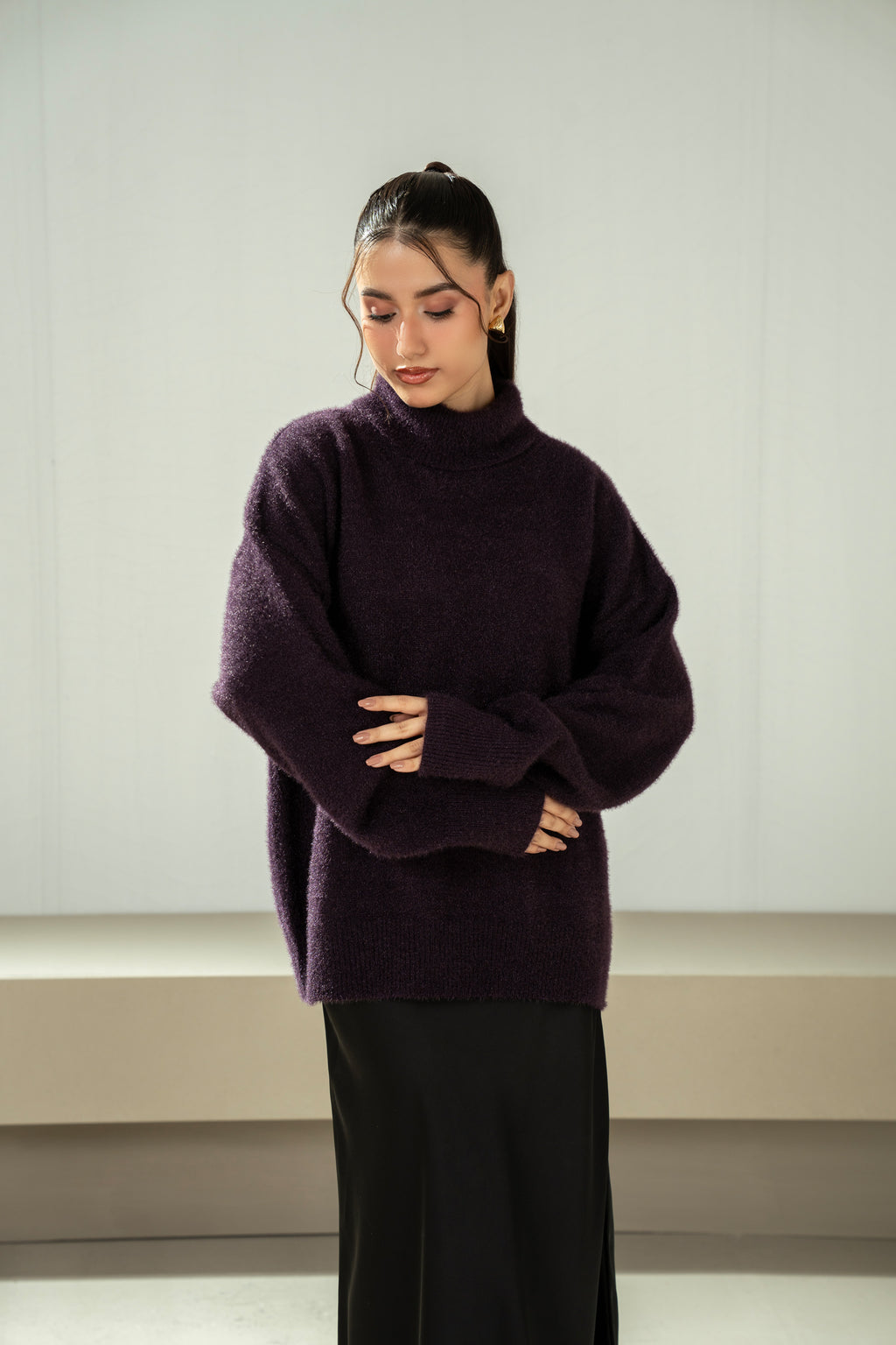 STYLIZED HIGH NECK