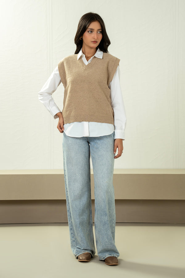 STYLIZED PULLOVER SWEATER