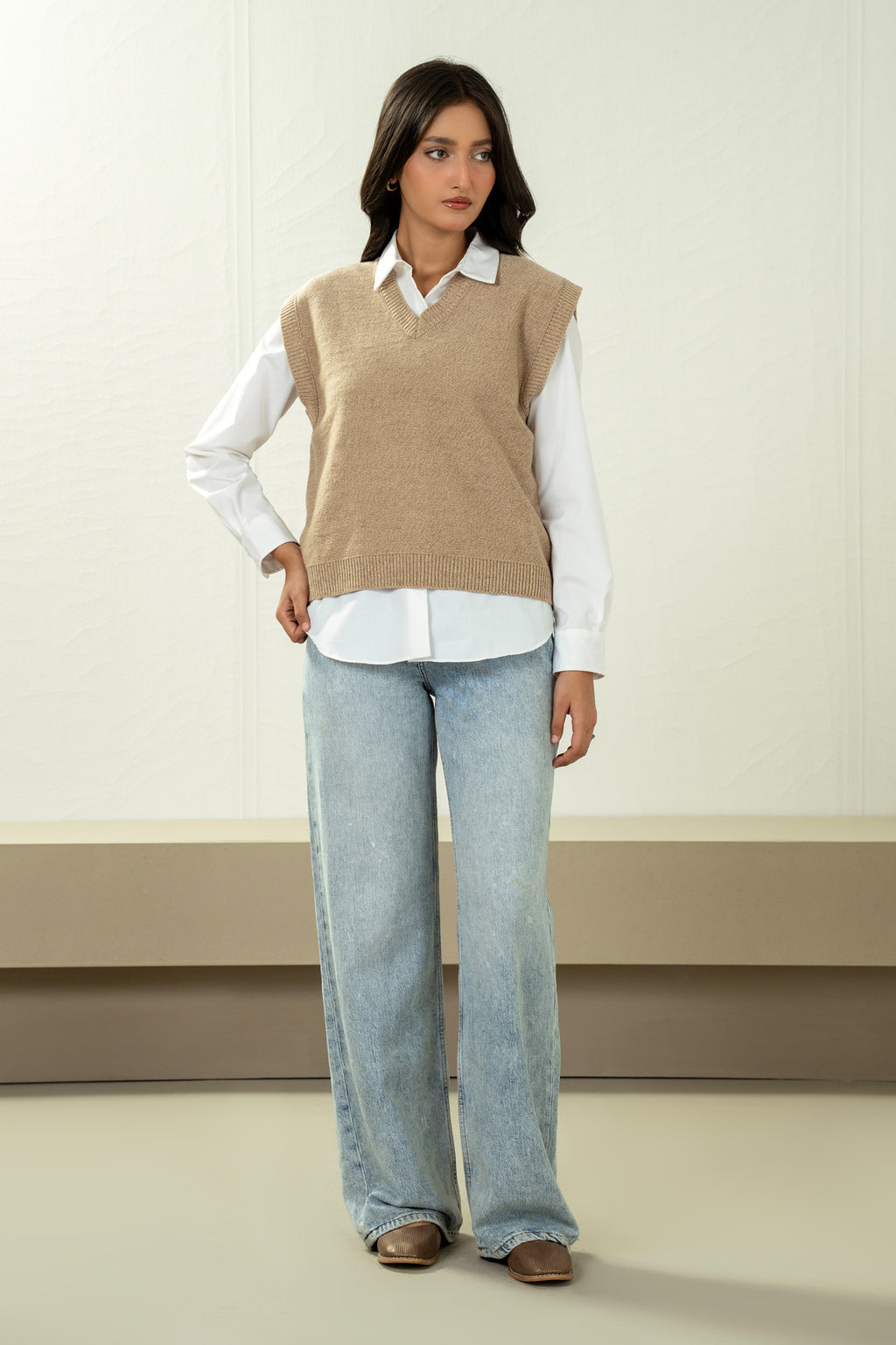 STYLIZED PULLOVER SWEATER
