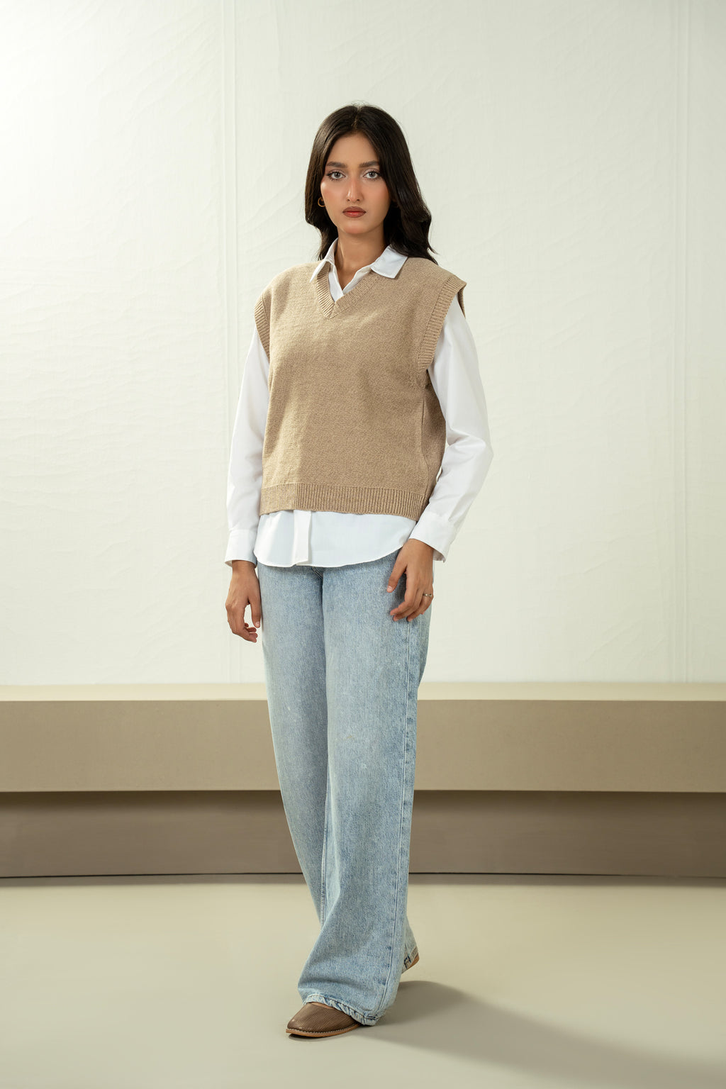STYLIZED PULLOVER SWEATER