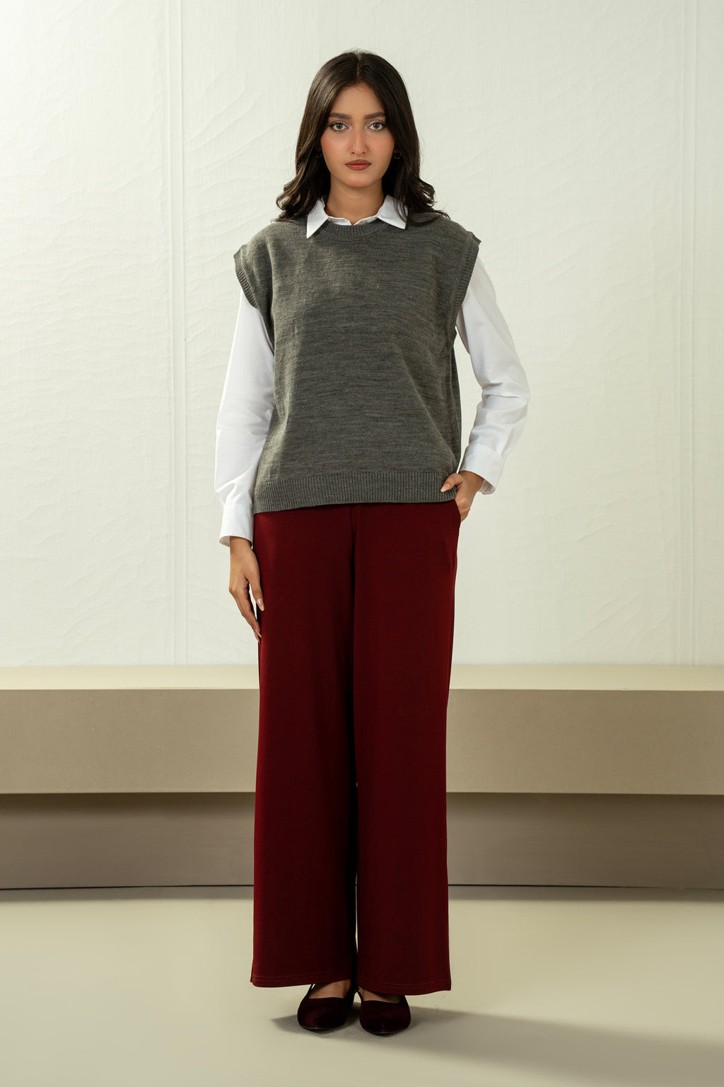 STYLIZED PULLOVER SWEATER