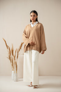 STYLIZED PULLOVER SWEATER