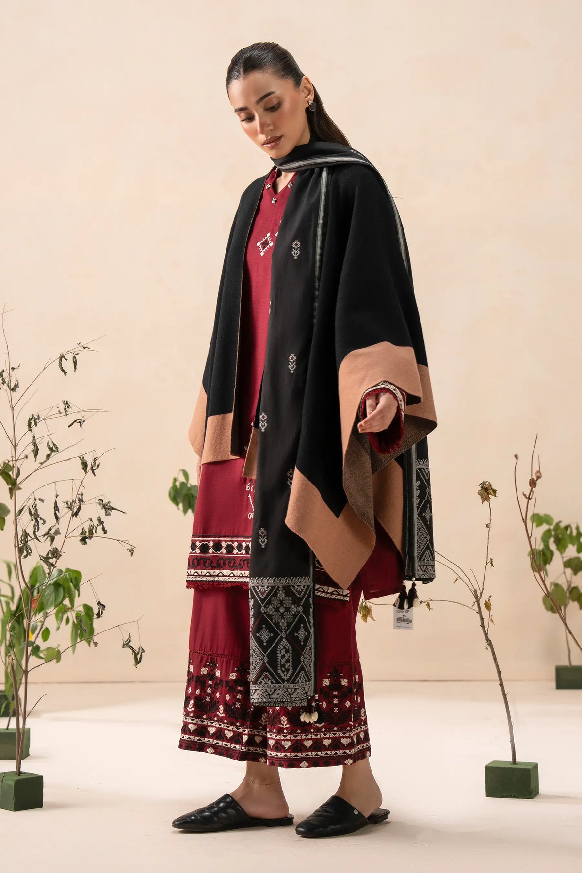 Knitted Cape Shawl