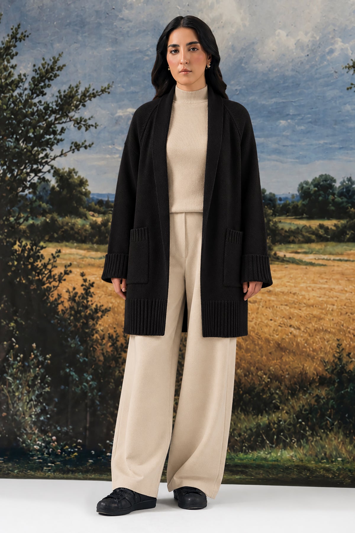 Mid Length Cardigan