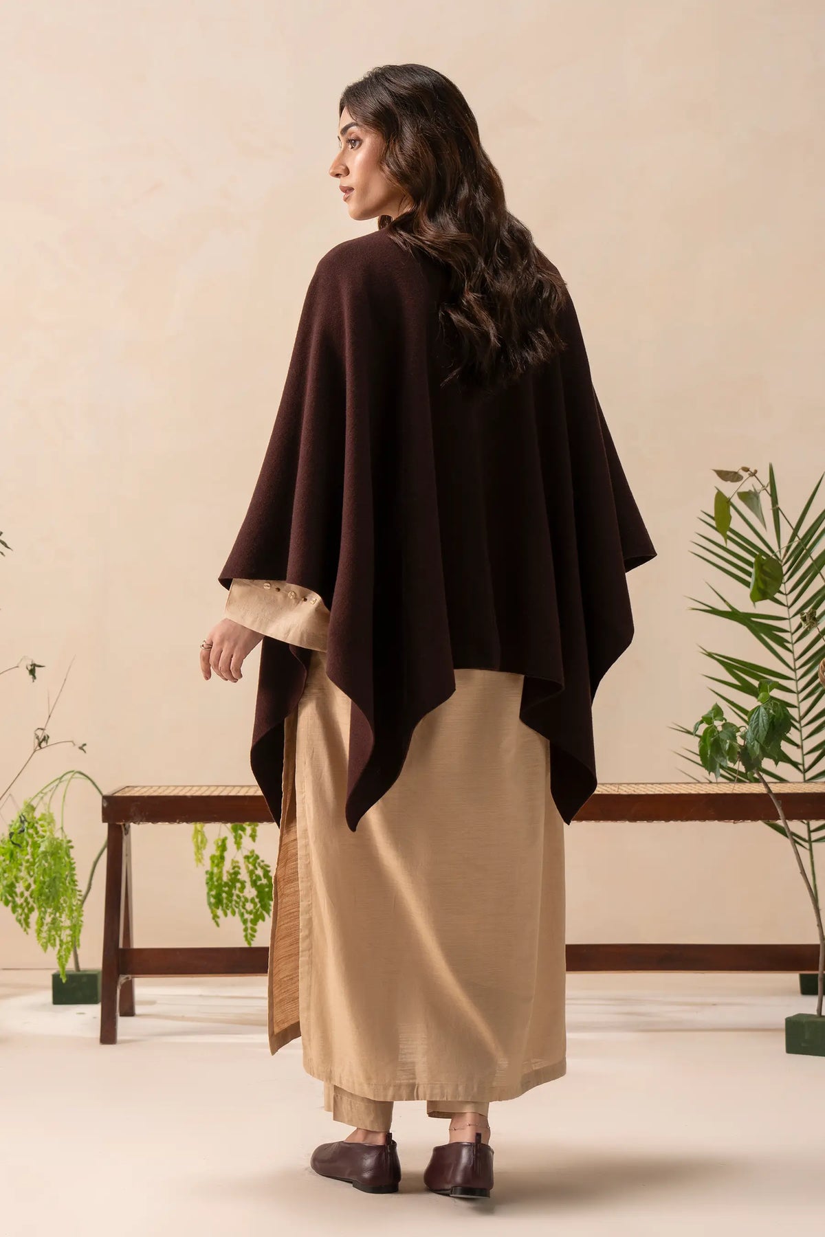 Knitted Cape Shawl