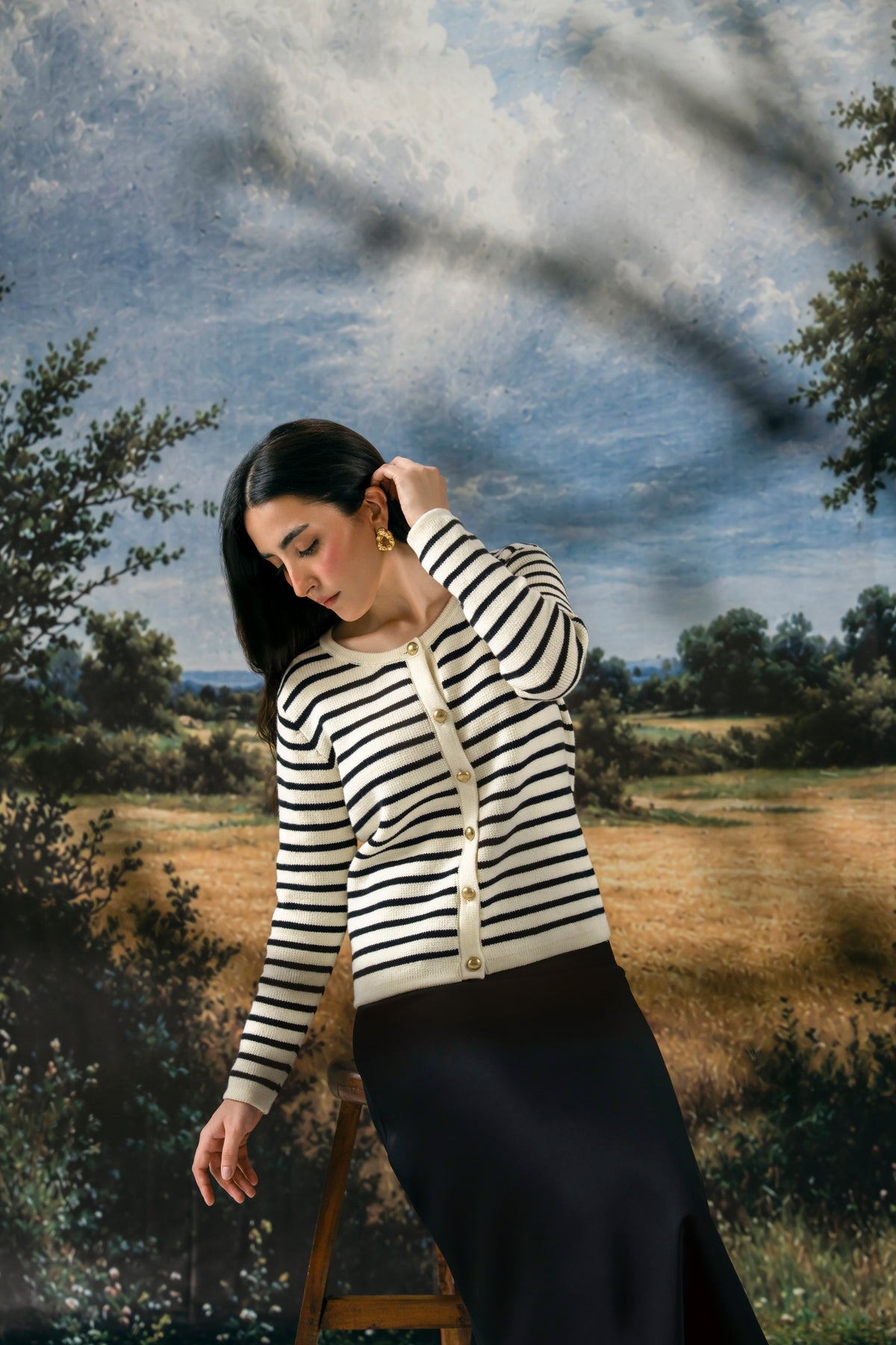 Button Down Sweater