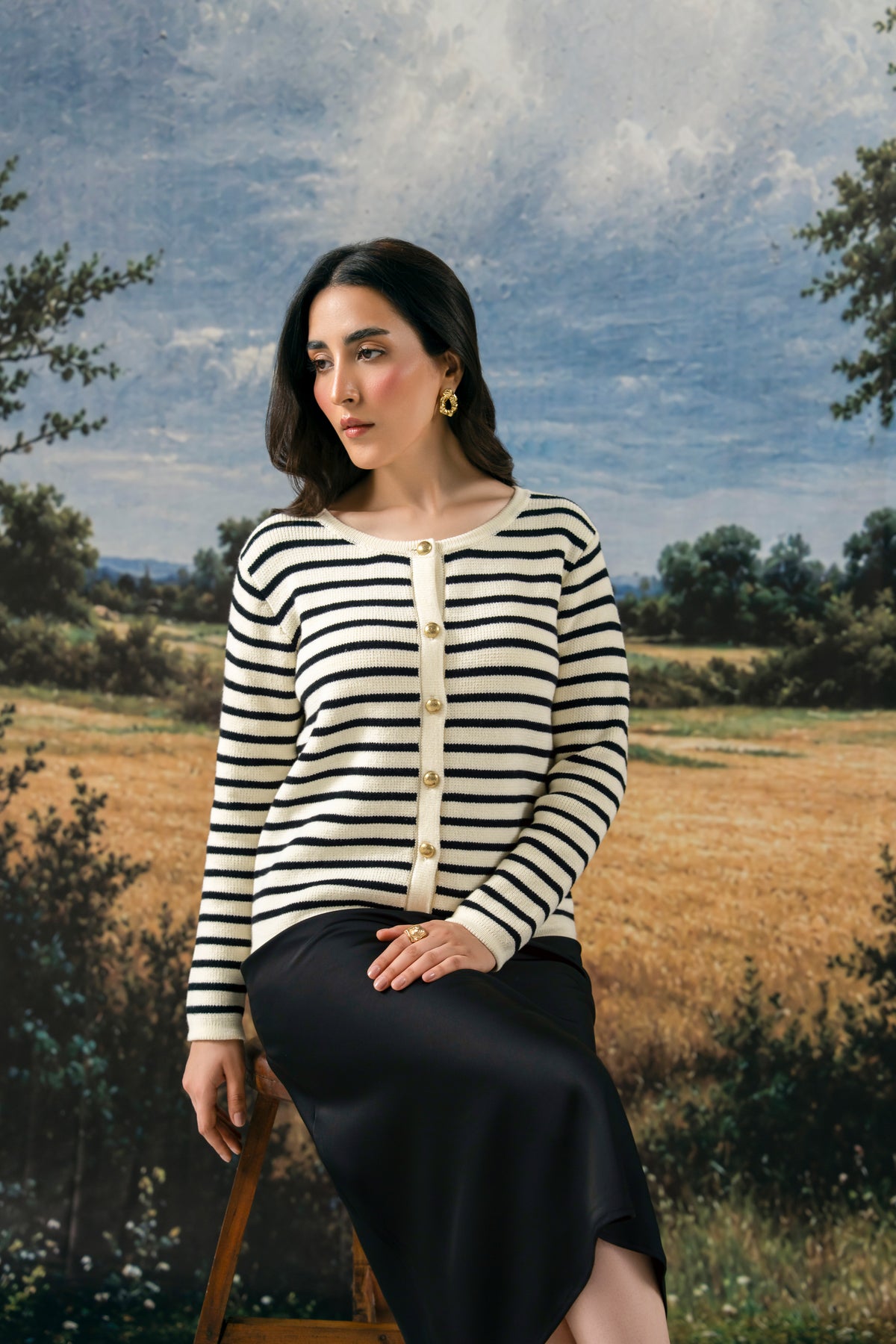 Button Down Sweater