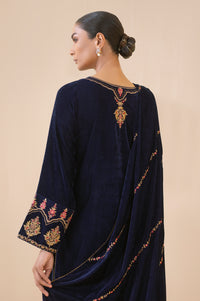 EMBROIDERED VELVET SUIT