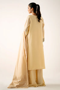 Unstitched 3 Piece Embroidered Cotton Net Suit