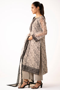 UNSTITCHED EMBROIDERED SUIT