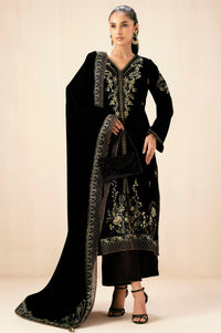 EMBROIDERED VELVET SUIT