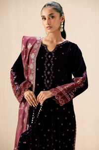 EMBROIDERED VELVET SUIT
